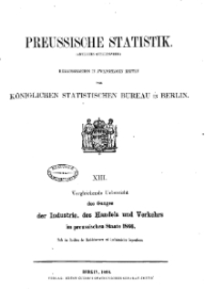 Preussische Statistik. H. 13.