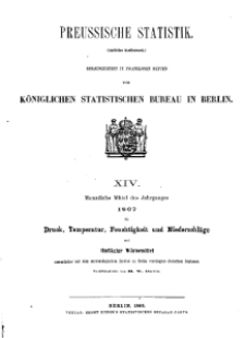 Preussische Statistik. H. 14.