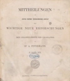 Mittheilungen aus Justus Perthes' Geographischer, Nr 17.