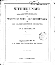 Mittheilungen aus Justus Perthes' Geographischer, Nr 36.