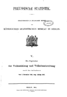 Preussische Statistik. H. 5.