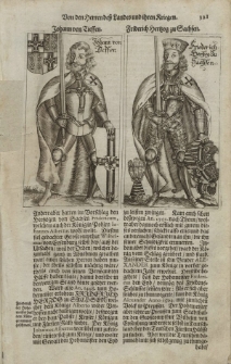 Johann von Tiefen ; Friedrich von Sachsen