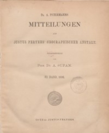 Mittheilungen aus Justus Perthes' Geographischer, Nr 32.