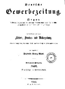 Deutsche Gewerbezeitung, Jahrg. XVII. 1. Januar - 15. Februar, 1852