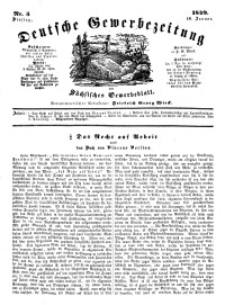 Deutsche Gewerbezeitung und Sächsisches Gewerbeblatt, Jahrg. XIV, Dienstag, 16. Januar, nr 5.