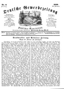 Deutsche Gewerbezeitung und Sächsisches Gewerbeblatt, Jahrg. XIV, Freitag, 19. Januar, nr 6.