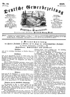 Deutsche Gewerbezeitung und Sächsisches Gewerbeblatt, Jahrg. XIV, Freitag, 16. Februar, nr 14.