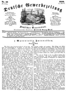 Deutsche Gewerbezeitung und Sächsisches Gewerbeblatt, Jahrg. XIV, Freitag, 6. April, nr 28.