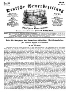 Deutsche Gewerbezeitung und Sächsisches Gewerbeblatt, Jahrg. XIV, Dienstag, 10. April, nr 29.