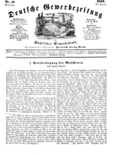 Deutsche Gewerbezeitung und Sächsisches Gewerbeblatt, Jahrg. XIV, Dienstag, 17. April, nr 31.