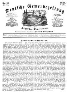 Deutsche Gewerbezeitung und Sächsisches Gewerbeblatt, Jahrg. XIV, Freitag, 18. Mai, nr 40.