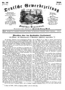 Deutsche Gewerbezeitung und Sächsisches Gewerbeblatt, Jahrg. XIV, Freitag, 25. Mai, nr 42.
