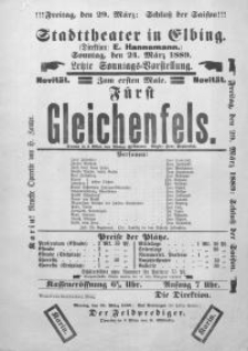Fürst Gleichenfels - Adolar Erdmann