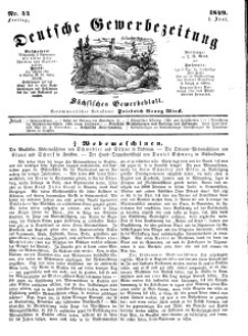 Deutsche Gewerbezeitung und Sächsisches Gewerbeblatt, Jahrg. XIV, Freitag, 1. Juni, nr 44.
