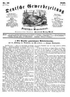 Deutsche Gewerbezeitung und Sächsisches Gewerbeblatt, Jahrg. XIV, Freitag, 8. Juni, nr 46.