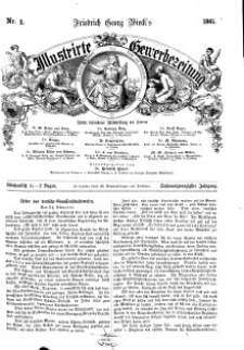 Illustrirte Gewerbezeitung, 1861. Jahrg. XXVI, nr 2.