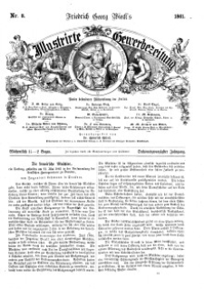 Illustrirte Gewerbezeitung, 1861. Jahrg. XXVI, nr 8.