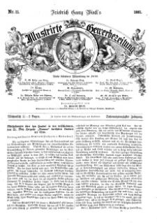 Illustrirte Gewerbezeitung, 1861. Jahrg. XXVI, nr 11.