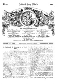 Illustrirte Gewerbezeitung, 1861. Jahrg. XXVI, nr 12.