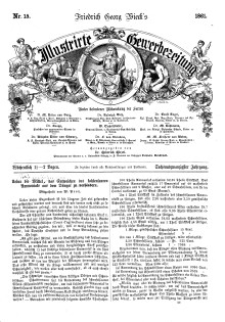 Illustrirte Gewerbezeitung, 1861. Jahrg. XXVI, nr 15.