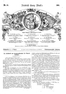 Illustrirte Gewerbezeitung, 1861. Jahrg. XXVI, nr 21.