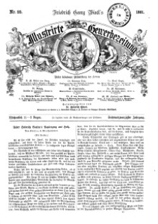 Illustrirte Gewerbezeitung, 1861. Jahrg. XXVI, nr 22.