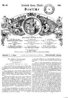 Deutsche Illustrirte Gewerbezeitung, 1861. Jahrg. XXVI, nr 26.