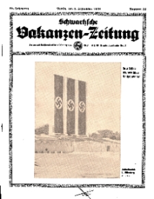 Schwartzsche Vakanzen-Zeitung, Jg. 68, 1938, Nr 35