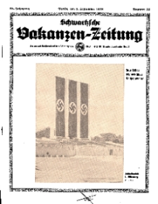 Schwartzsche Vakanzen-Zeitung, Jg. 68, 1938, Nr 35