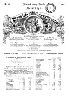 Deutsche Illustrirte Gewerbezeitung, 1862. Jahrg. XXVII, nr 11.