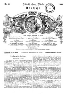 Deutsche Illustrirte Gewerbezeitung, 1862. Jahrg. XXVII, nr 12.