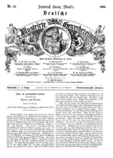 Deutsche Illustrirte Gewerbezeitung, 1862. Jahrg. XXVII, nr 13.