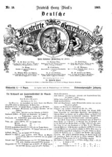 Deutsche Illustrirte Gewerbezeitung, 1862. Jahrg. XXVII, nr 18.