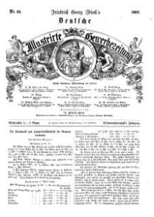 Deutsche Illustrirte Gewerbezeitung, 1862. Jahrg. XXVII, nr 20.