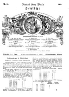 Deutsche Illustrirte Gewerbezeitung, 1862. Jahrg. XXVII, nr 21.