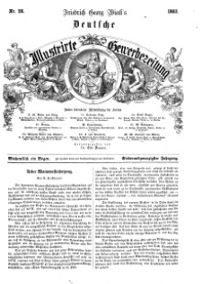 Deutsche Illustrirte Gewerbezeitung, 1862. Jahrg. XXVII, nr 28.