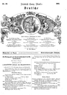Deutsche Illustrirte Gewerbezeitung, 1862. Jahrg. XXVII, nr 30.