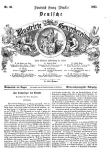 Deutsche Illustrirte Gewerbezeitung, 1862. Jahrg. XXVII, nr 33.