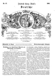 Deutsche Illustrirte Gewerbezeitung, 1862. Jahrg. XXVII, nr 37.