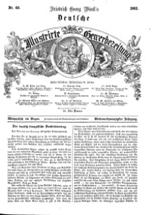 Deutsche Illustrirte Gewerbezeitung, 1862. Jahrg. XXVII, nr 40.