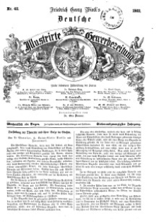 Deutsche Illustrirte Gewerbezeitung, 1862. Jahrg. XXVII, nr 42.