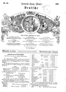 Deutsche Illustrirte Gewerbezeitung, 1862. Jahrg. XXVII, nr 44.