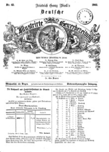 Deutsche Illustrirte Gewerbezeitung, 1862. Jahrg. XXVII, nr 45.