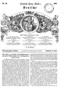 Deutsche Illustrirte Gewerbezeitung, 1862. Jahrg. XXVII, nr 49.