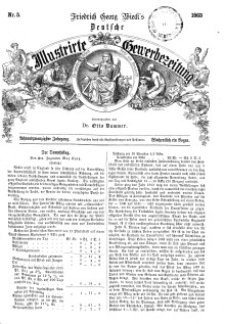 Deutsche Illustrirte Gewerbezeitung, 1863. Jahrg. XXVIII, nr 5.