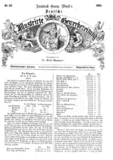 Deutsche Illustrirte Gewerbezeitung, 1863. Jahrg. XXVIII, nr 22.