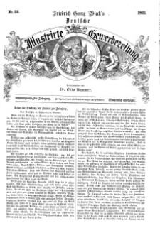 Deutsche Illustrirte Gewerbezeitung, 1863. Jahrg. XXVIII, nr 23.