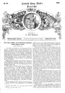 Deutsche Illustrirte Gewerbezeitung, 1863. Jahrg. XXVIII, nr 25.