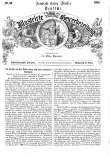 Deutsche Illustrirte Gewerbezeitung, 1863. Jahrg. XXVIII, nr 26.