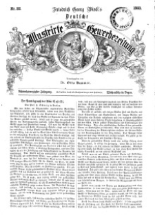Deutsche Illustrirte Gewerbezeitung, 1863. Jahrg. XXVIII, nr 32.